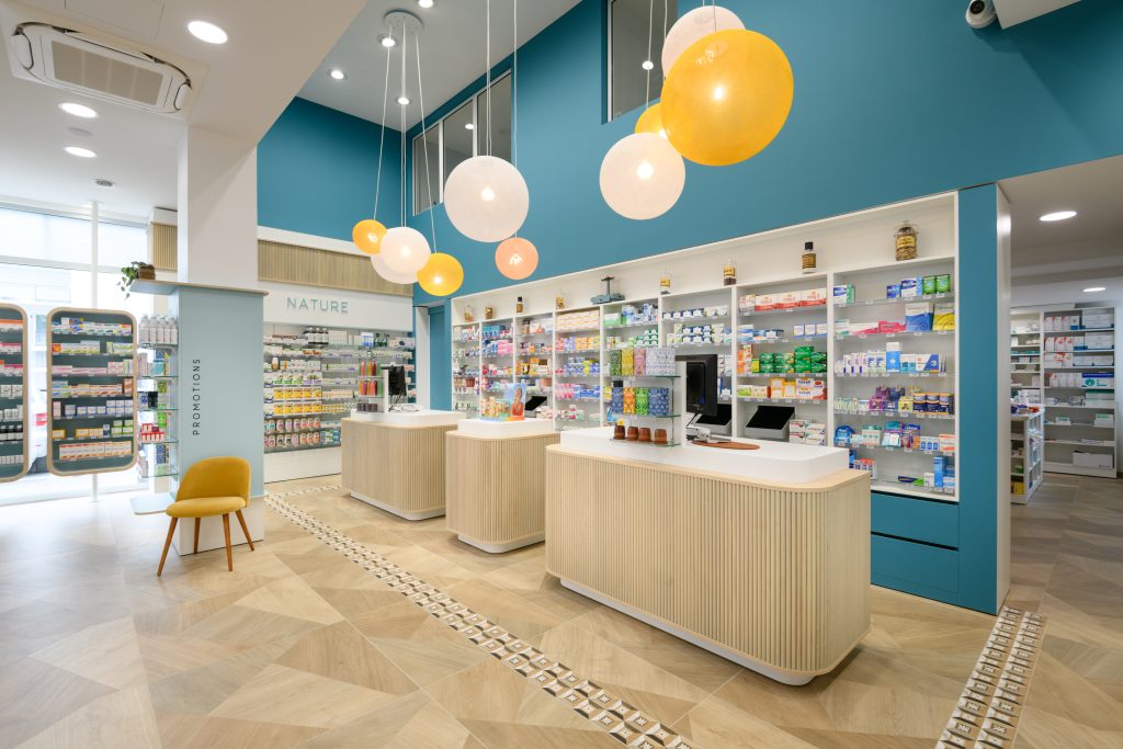 Agencement intérieur de pharmacie
Cap Agencement